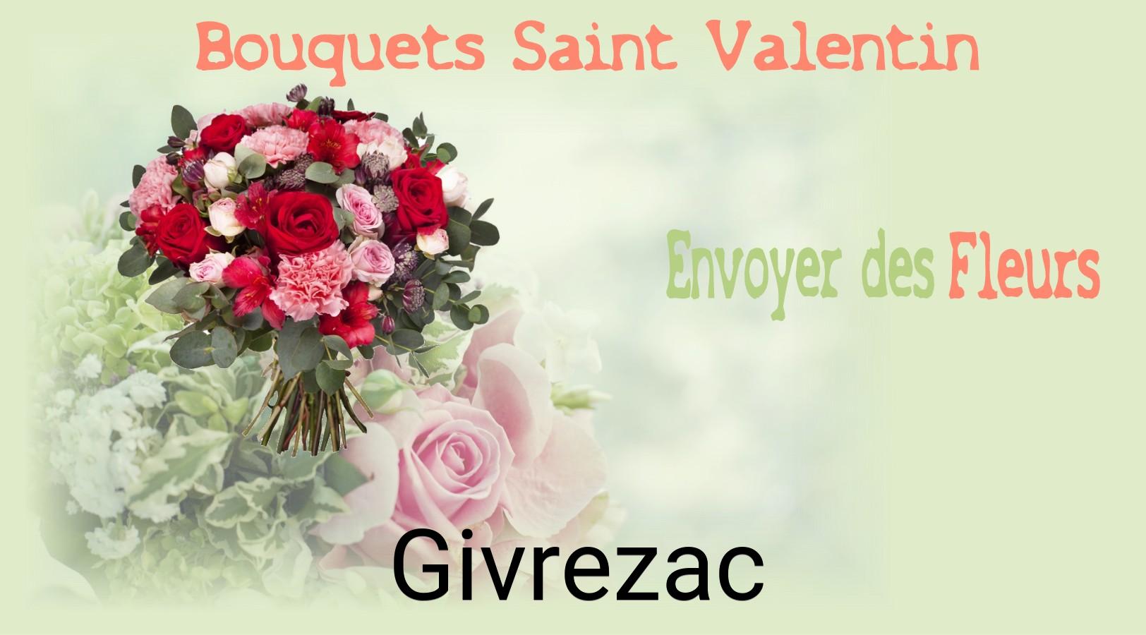 Roses de Saint-Valentin livrées à Givrezac